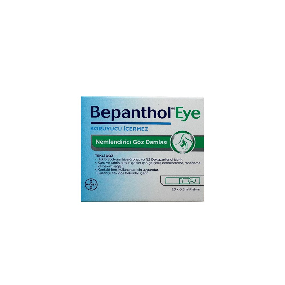 Bepanthol Eye Nemlendirici Göz Damlası Tekli Doz
