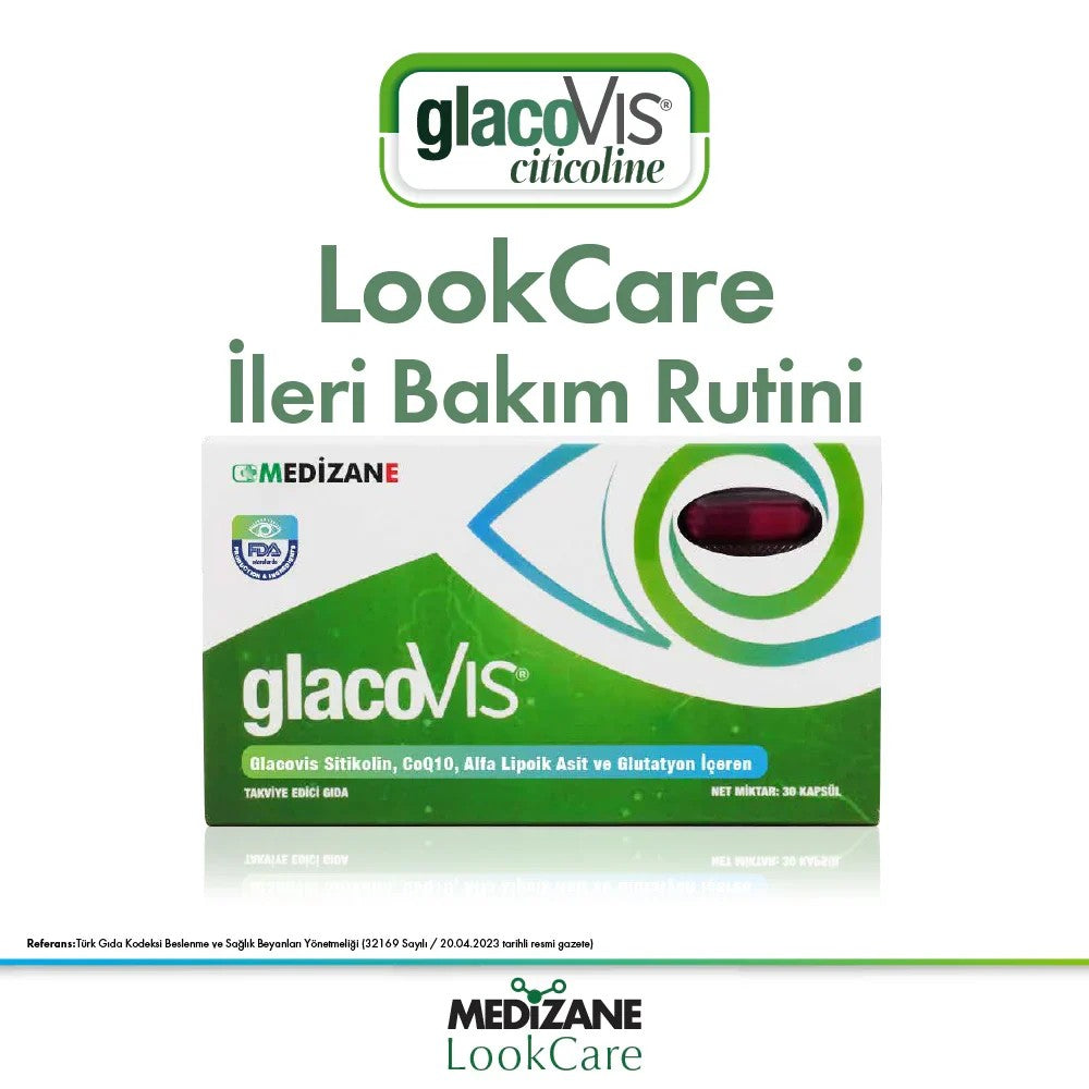 Medizane LookCare GlacoVIS Citicoline Gıda Takviyesi - 30 Kapsül