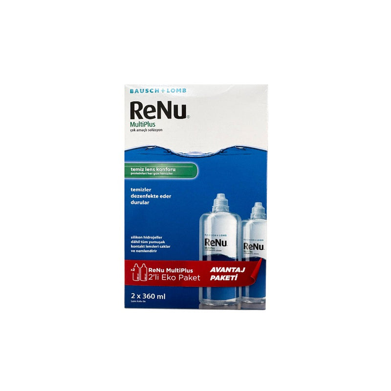 Renu MultiPlus Çok Amaçlı Lens Solüsyonu 2x360 ml